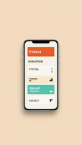 Smartphone Digital Donation Receipt